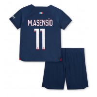 Camiseta Paris Saint-Germain Marco Asensio #11 Primera Equipación Replica 2023-24 para niños mangas cortas (+ Pantalones cortos)